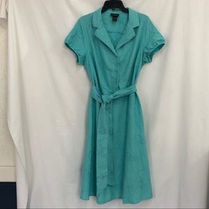 Lane Bryant size 16W aqua dress